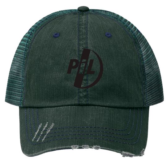 PiL Official Public ImagPiL Official Public Image Ltd Black LogoPiL Official Public Image Ltd Black Logoe Ltd Black Logo Trucker Hats
