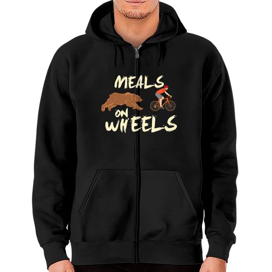 MTB Outdoor Meals On Wheels Gift & Shirt Zip Hoodies