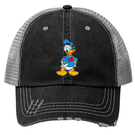 Donald Duck Print Cartoon Cute Disney Trucker Hats