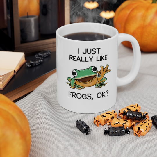 I Just Really Like Frogs Owner Lover Frog Gifts Coffee Mug