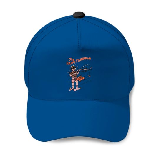 The Happy Fisherman Baseball Cap, The Happy Fisherman Baseball Caps,