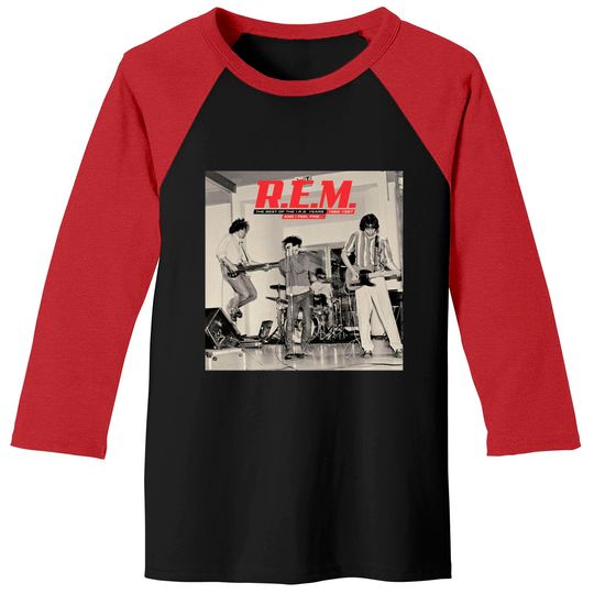 R.E.M Rock Band Vintage Baseball Tees,Gift For REM Band Tshirt