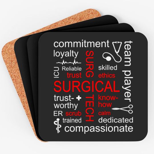 Surgical Tech Coasters