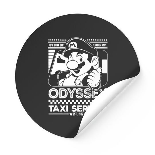 Mario Odyssey Stickers