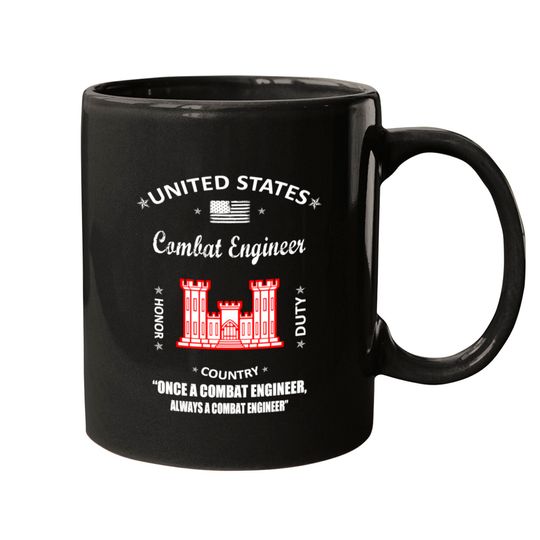 combat engineer, us army combat engineer, army com Mugs