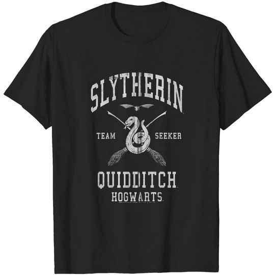 Harry Potter Slytherin Quidditch Team Seeker Zip Hoodie T-Shirts
