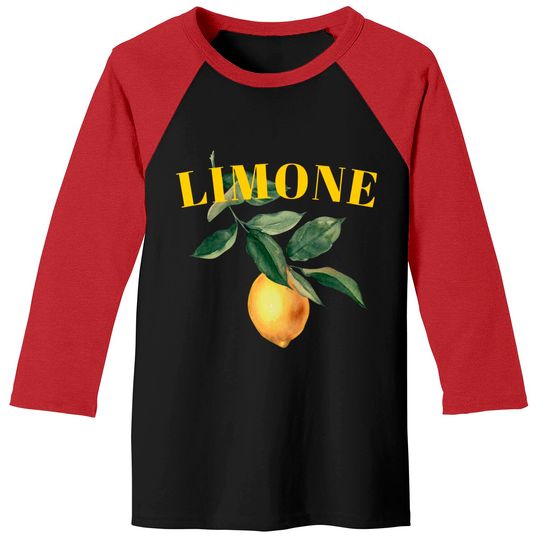 Limone Baseball Tees - Italian Limone Shirt, Italian Lemon Inspired Shirt