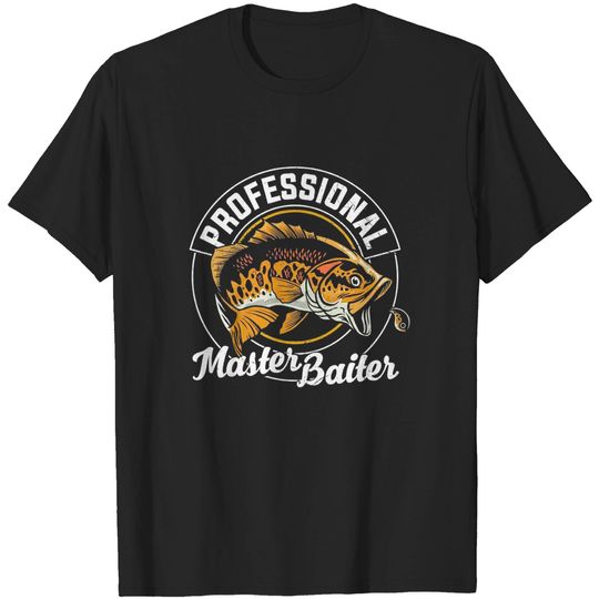 Fishing T-Shirt Professional Master Baiter Vintage Shirt