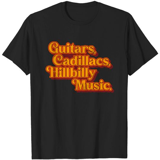 Guitars Lyrics Dwight Yoakam Tribute - Dwight Yoakam - T-Shirt
