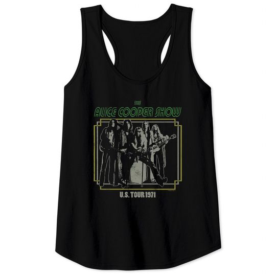 Alice Cooper Show Live 1971 Tour Rock Tee Tank Tops