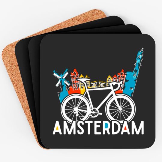 Amsterdam bike in Holland Coasters