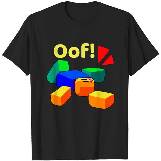 Roblox Girl T-Shirt OOF! Funny Blox Noob Gamer
