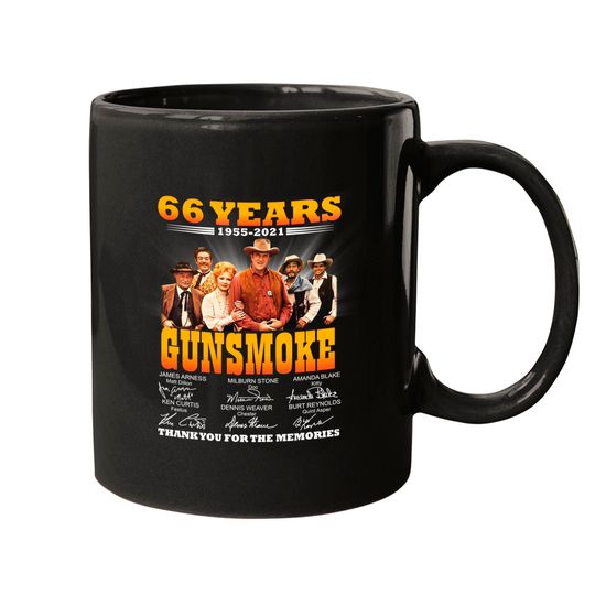 66 years Anniversary Gunsmoke Mugs Gift,