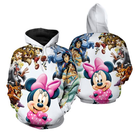 Minnie Mouse Disney Halloween 3D Hoodie