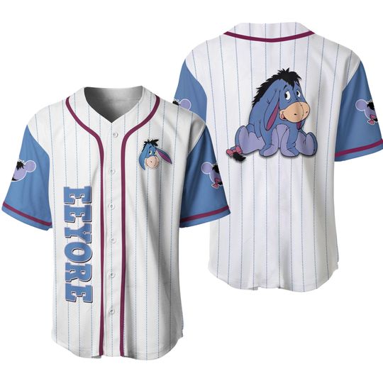 Eeyore Personalized Baseball Jersey