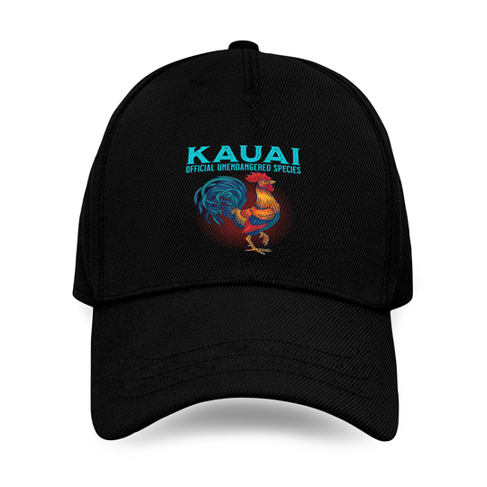 Kauai Chicken Unendangered Species Baseball Caps