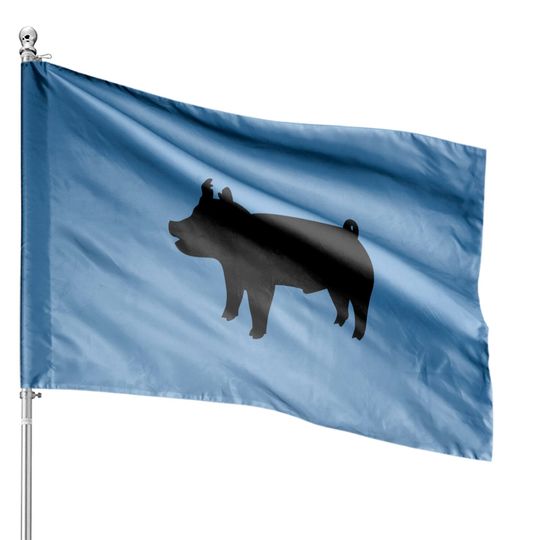 Swine Pig House Flags