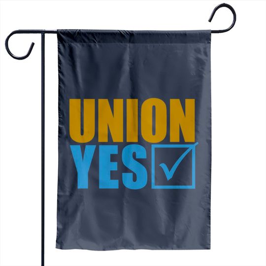 Union Yes Garden Flags