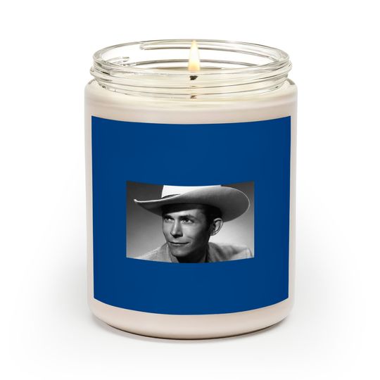 Hank Williams drawing by Iain Stone - Hank - Scented Candles