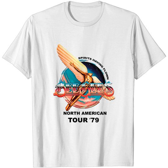 Bee Gees Spirits Having Flown Tour 1979 Vintage T Shirt
