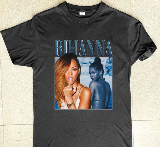 Rihanna T-Shirt, Rihanna Shirt, Hip Hop Rap T Shirt