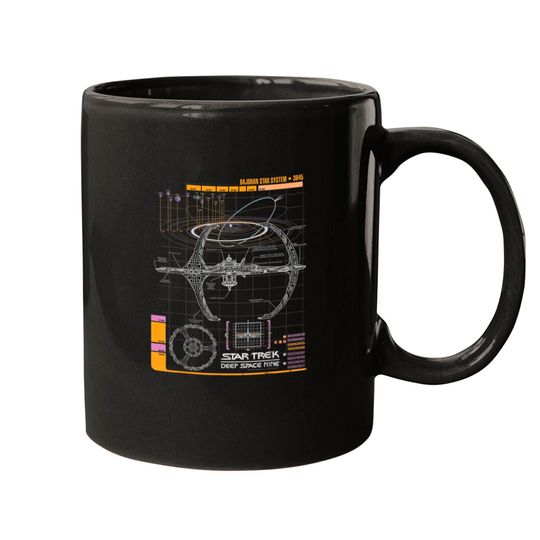 DS9 Bajoran System Schematic Premium Mugs