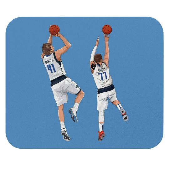 Dirk Nowitzki x Luka Doncic Mouse Pads