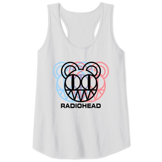 Radiohead Logo Dizzy Glitch - Radiohead - Tank Tops