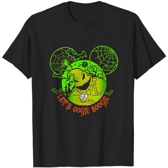 Let's Oogie Boogie Mickey Ear Halloween party Disneyland Shirt