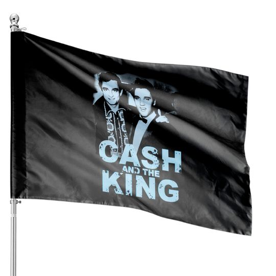 Johnny Cash X Elvis House Flags