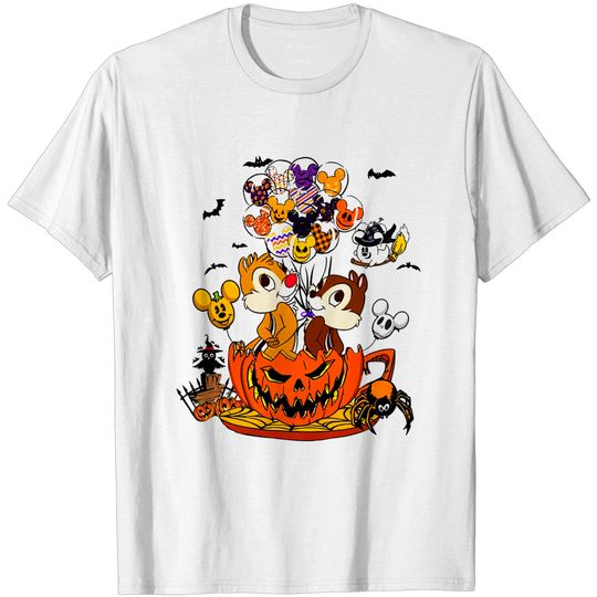 Vintage Chip and Dale Halloween shirt