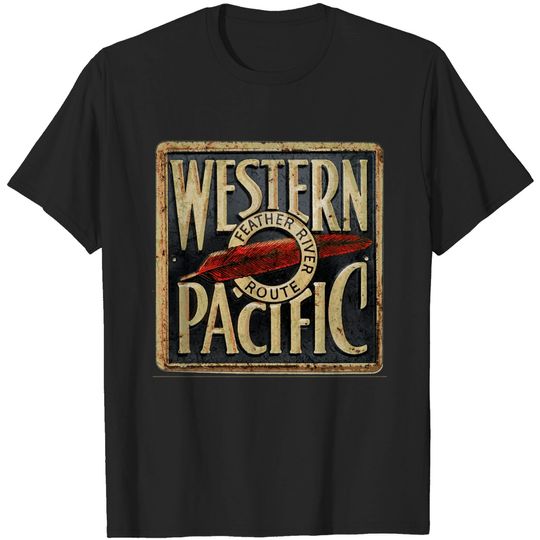 Western Pacific Route - Railroad - T-Shirt