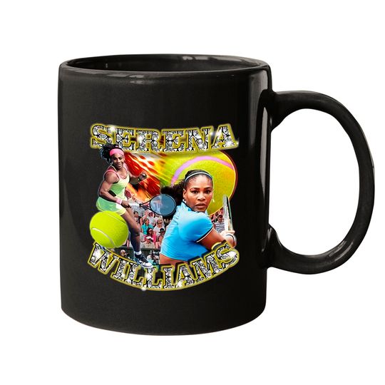Vintage Serena Williams Mugs, Serena Williams Retirement 2022