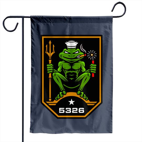 US Navy SEAL Freddie Frog 5326 Garden Flags