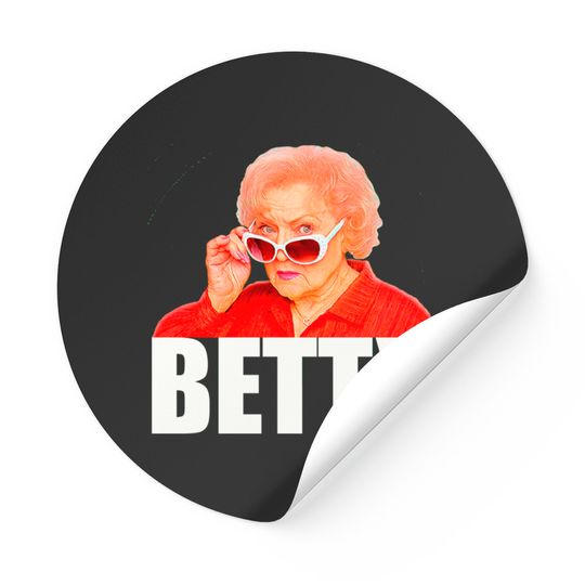 Betty - Betty White - Stickers