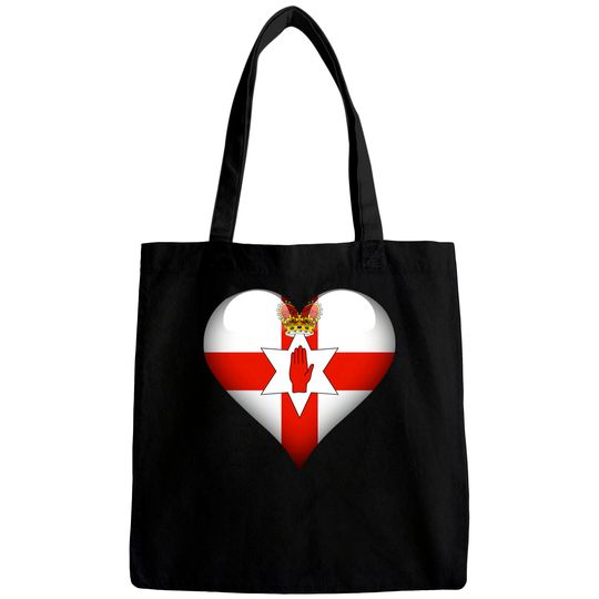 roots Heart Northern Ireland Flag Bags
