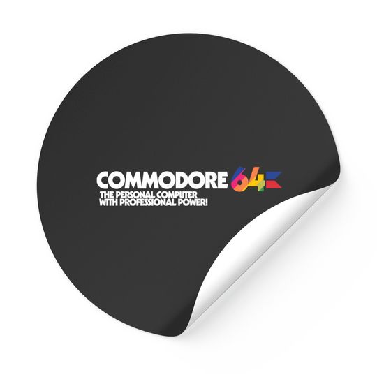 Commodore 64 Computer Logo - Commodor 64 - Stickers