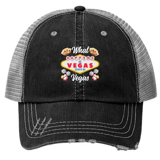 What Happens In Las Vegas Stays In Las Vegas Trucker Hats