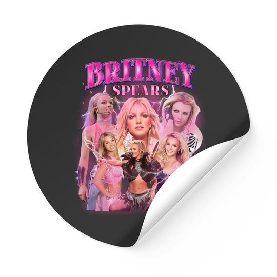 Britney Spears Retro Stickers, Britney Spears Stickers