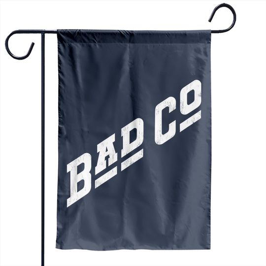 Bad Company White Logo Classic Garden Flags