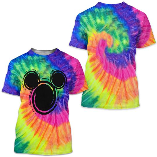 Disney Tie Dye Shirt 2022- Disney Family Shirts - Disney Shirts -  Matching Family Shirts - 2022 Disney Shirts