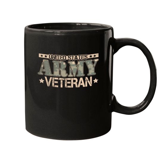United States US Army Veteran - Army Veteran - Mugs