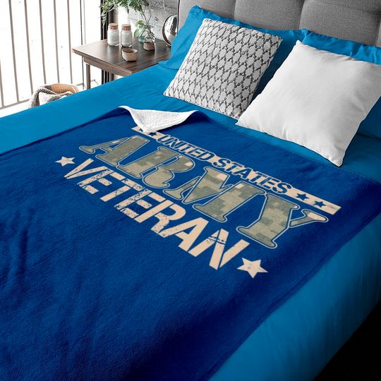 United States US Army Veteran - Army Veteran - Baby Blankets