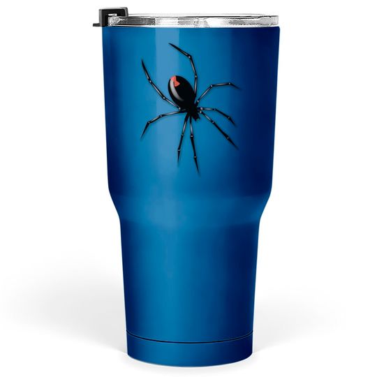 Scary 3D Spider - Black Widow Spider - Scary Spider - Tumblers 30 oz