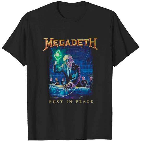 Megadeth Rust In Peace Tracklist T-Shirt