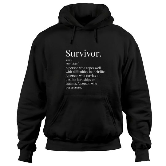 Definition of survivor Hoodies