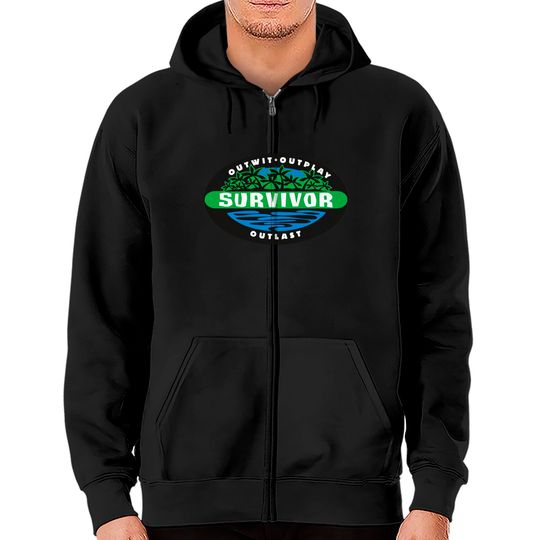 survivor logo - Survivor Survivor Tv Show - Zip Hoodies