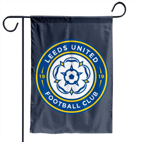 Leeds United Vintage Zip Garden Flags