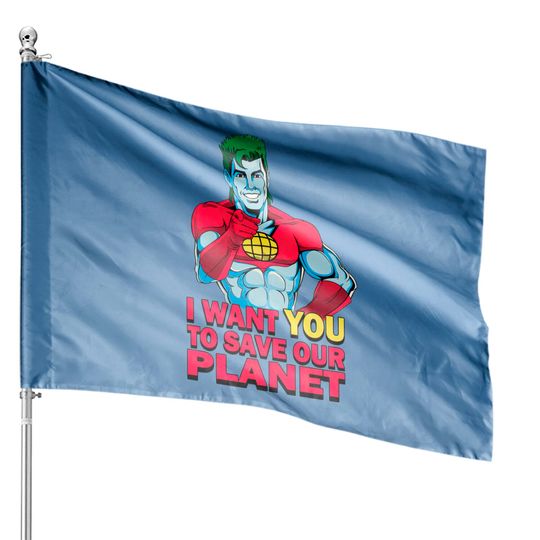 Planeteer Call - Captain Planet - House Flags