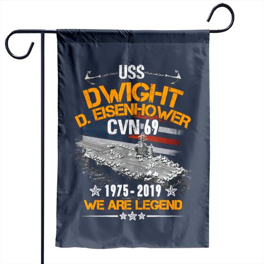 USS Dwight D Eisenhower CVN 69 Garden Flags